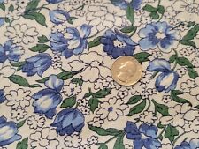FULL Vintage Feedsack, Still A Sack: Blue And White Flowers  picture