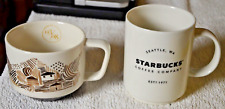 qty 2 Starbucks Coffee Mug 03/08 Origin Series + Collectors mug picture