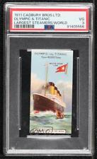1911 Cadbury Largest Steamers In The World Olympic And Titanic PSA 3 11bd picture