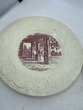 Wedgwood  Randolph-Macon Woman's College The Wistaria Mulberry Transfer Plate picture