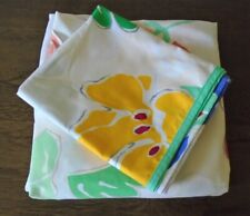 Vintage Cannon Royal Family Flower Power Twin Fitted Sheet & One Pillowcase picture