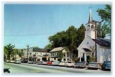 1971 View Showing Main Street, North Conway New Hampshire NH Posted Postcard picture