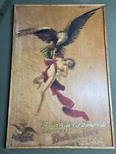 1906 Pre Prohibition Anheuser Busch Advertising Sign Budweiser Ganymede Wood picture
