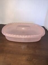 Retro Prince Virgin Plastic Covered Pink Fruit Bowl Made In India Large picture
