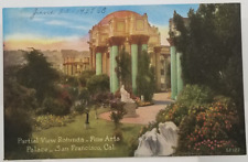 1928 Partial View Rotunda Fine Arts Palace in San Francisco California Postcard picture