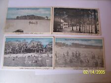 4 Postcards w/ Multiple Views Lake Tippecanoe - 1920 picture