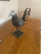 French-Country: Rare Find: Large 22”X18”X8” Bronze-tone Rooster: Unique Design picture