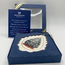 Vintage Wedgwood 1998 Ornament Christmas Tree Annual Edition White Jasper picture