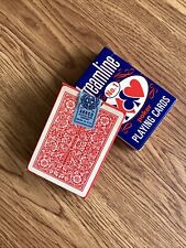 Vintage Streamline No. 1 Poker Playing Cards with Jokers Full Deck Red Unopened  picture