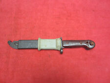 Romanian Type 2 Bayonet W/Matching # Scabbard and Rubber Scabbard Protector. picture