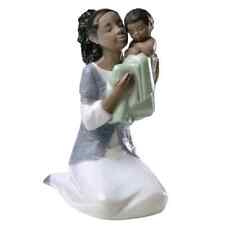 LLADRO NAO, IN LOVING ARMS, #1659, AFRICAN AMERICAN MOTHER & DAUGHTER, NEW, MIB picture