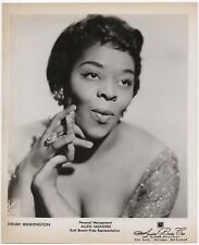 1962 Press Photo Singer Dinah Washington- James Kriegsmann Photo picture