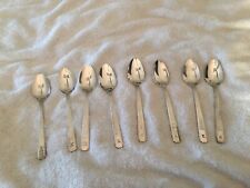 8 Vintage Hilton Hotel Spoons Silverplated. picture