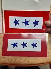 Mother's Three Blue Stars Magnet & Window Decal Sticker U.S. Miltary picture