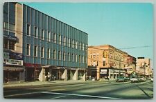 Elyria Ohio~Broad Street Downtown~Robin Shoes~Ohio Edison~Pioneer Club~1960s picture
