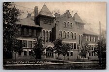 The Greeley Public School Streator Illinois IL 1910 Postcard picture
