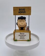 Hallmark 2010 Peanuts Gallery Lucy “Good Advice” Booth Resin 6” Figurine picture