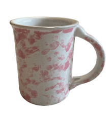 Bennington Pottery Pink Agate 1967 David Gil Spongeware Mug Coffee picture