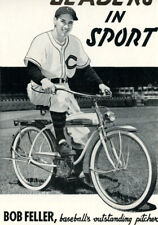 1941 Original Roadmaster Bicycle Ad. Big Page. Bob Feller. Cleveland Welding Co. picture