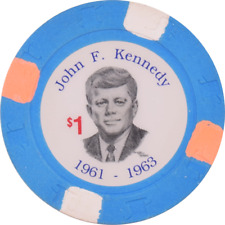 Paulson Presidents $1 John F. Kennedy RHC Fantasy Chip picture