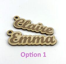 Custom Name wood Keychain Personalized laser engraved picture