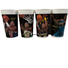 Vintage 1995 NBA Looney Tunes All-Star Showdown Set Of 4 Cups. NEW picture