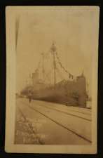 U.S.S. Finland The Ship That Brought Me Home Postcard RPPC Ocean Liner picture