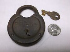 Antique Big Boy Lock with Key picture