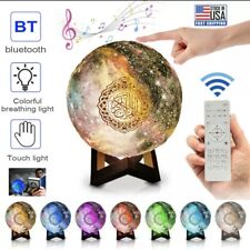7 Colors 3D Moon light Quran Speaker Coran Player Wireless Bluetooth Touch Lamp picture