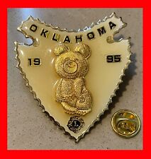 MISHA BEAR MASCOT for 1980 MOSCOW USSR OLYMPIC PIN AMERICAN INDIAN ARROWHEAD XL picture