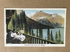 Postcard Emerald Lake From Chalet British Columbia Canada Scenic View Vintage PC picture
