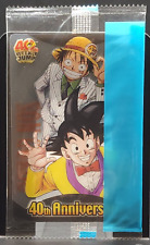 Goku Monkey D. Luffy Dragon Ball OnePiece Wafer card TCG JUMP 40th unopened picture