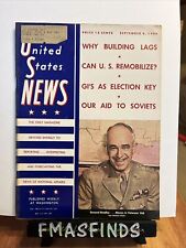 O2 1946 GENERAL BRADLEY Sept 6 UNITED STATES NEWS Magazine  picture