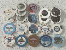 LOT OF 21 Casino Chips  US-Canadian Casinos picture