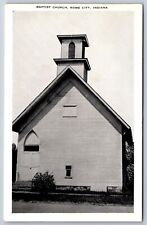 Rome City Indiana~Baptist Church Bldg Exterior View~B&W~EC Kropp Vintage PC picture