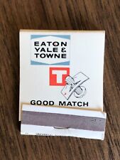 Vtg. Eaton Yale & Towne Tinnerman Matchbook, Good Match Unstruck picture