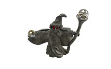 Spoontiques Pewter Wizard with Swarvski Crystal Ball & Crystal staff CMR590 picture