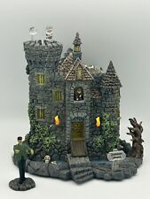 Hawthorn Village Universal Monsters Dr Frankenstein's Castle great condition COA picture