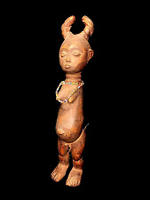 African Tribal Art Wooden Carved statue tribal wood Igbo altar figure-6534 picture