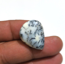 Fabulous Dendrite Opal Pear Shape Cabochon 18 Crt Loose Gemstone For Jewelry picture