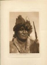 1908 Original Photogravure | Packs Wolf As Numak-Mahana - Mandan | Edward Curtis picture