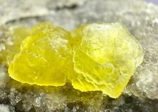 295 Gram Amazing Yellow Brucite Crystal on Matrix From Baluchistan Pakistan picture