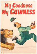 My Goodness My Guinness - Lion - Vintage Advertising Poster - Beer and Wine picture