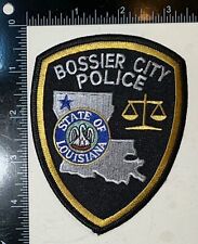VINTAGE OBSOLETE Bossier City LA Louisiana Police Patch picture