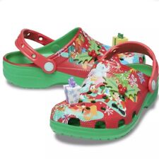 Disney Parks Mickey Mouse & Friends Holiday Christmas Crocs Men’s Size 9 - W11 picture
