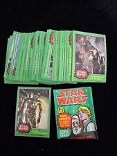 NICE EX-NRMT 1977 Topps STAR WARS Series 4 Complete Green 66 Card Set  picture