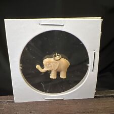 Vintage 1940s Elephant Celluloid Cracker Jack Gumball Charm Toy Prize picture