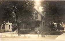 Auburn MA Massachusetts Home & Fire Hydrant c1910 Real Photo Postcard picture