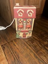 Vintage Winter Valley Cottages Drugs Store  Porcelain House Needs New Light picture
