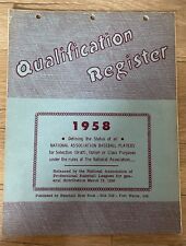 Qualification Register 1958 National Association Baseball Players Booklet picture